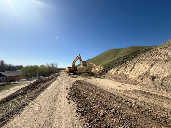 Сузакта 7,2 чакырымдан ашык автожол асфальтталат