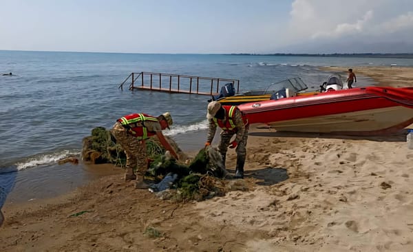 Ысык-Көлдөн жыл башынан бери 9 900 метр тор, 160 кг таштанды чыгарылды