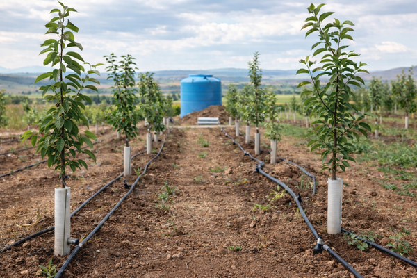 Ноокатта 10 гектар жерге жаңы сорттогу алма жана гилас отургузулууда